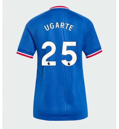 Manchester United Manuel Ugarte #25 Venkovní Dres pro Dámské 2026-27 Krátký Rukáv Manchester United Manuel Ugarte #25 Venkovní Dres pro Dámské 2026-27 Krátký Rukáv